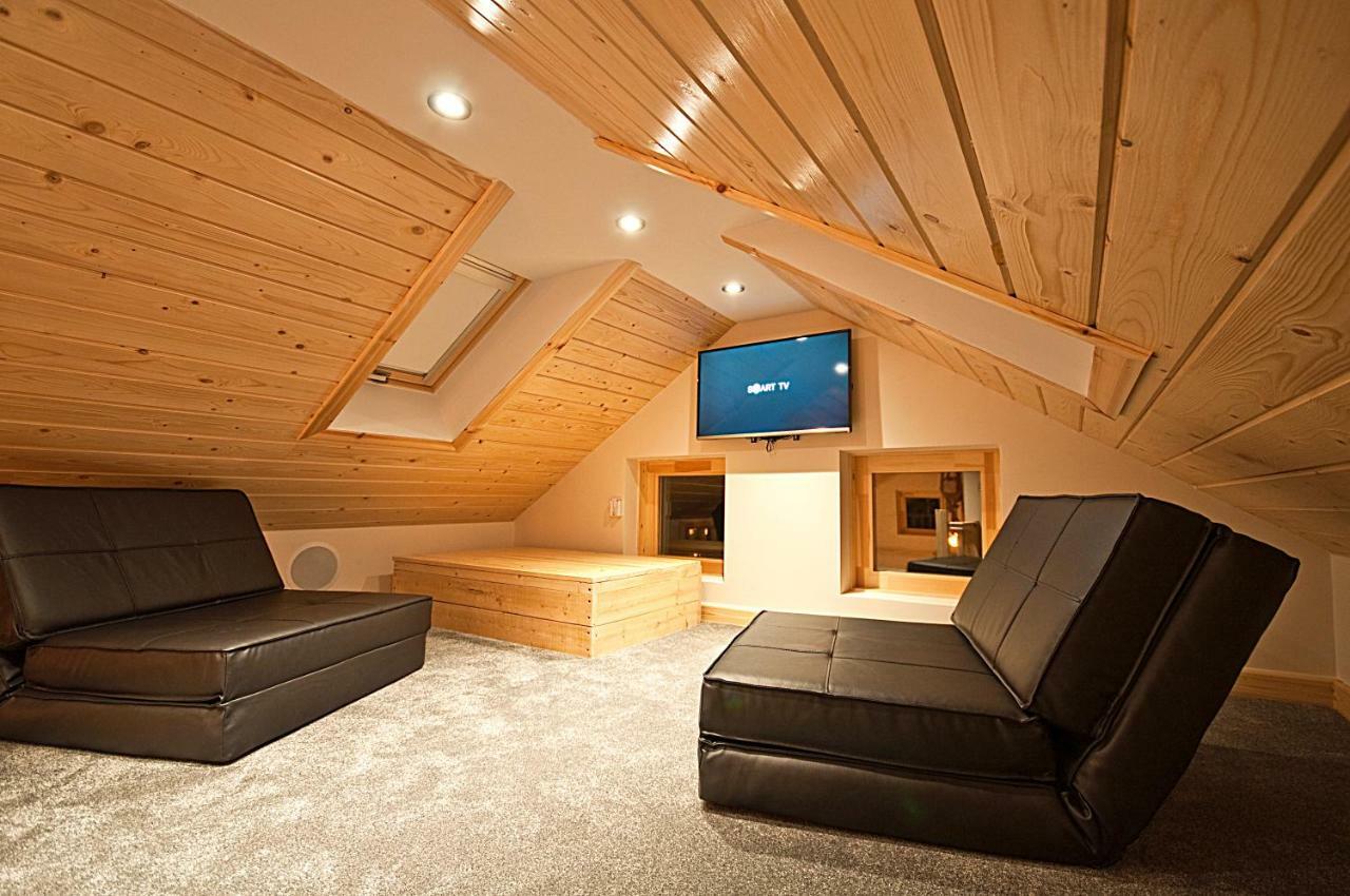 ボーンマス Alum Chine Log Cabinヴィラ エクステリア 写真