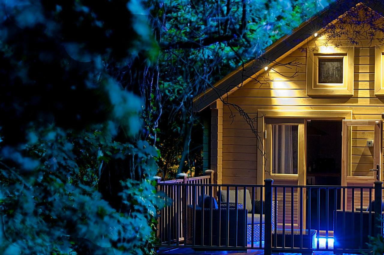 ボーンマス Alum Chine Log Cabinヴィラ エクステリア 写真